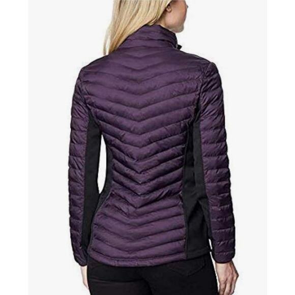32 Degrees Heat Women Dark Blackberry Lightweight Packable Full Zip Jacket Small - Picture 3 of 13